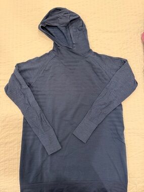 Men's Hooded Knit Sweater - Navy